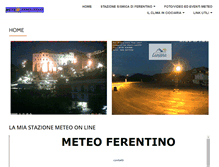 Tablet Screenshot of meteoferentino.it